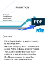 Price Discrimination: by Group V Nikhil Khakhkhar Sachin Pandey Sukesh Chandra