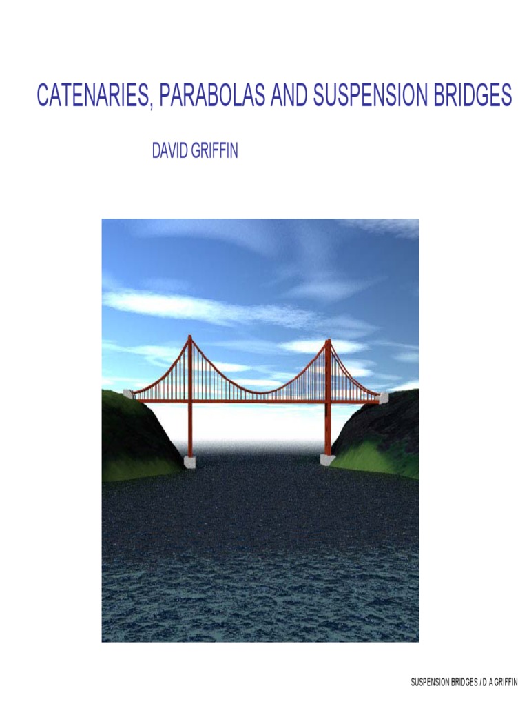 Maths_Catenaries, Parabolas and Suspension Bridges Trigonometric