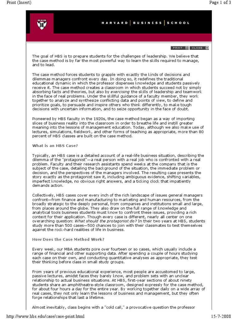 Harvard fiserv case essay 02 picture