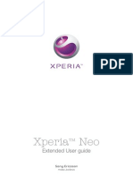 Userguide of Sony Xperia Neo