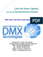 DMX Solar LED Street Light Specification