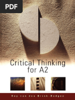 Critical Thinking For A2 Level