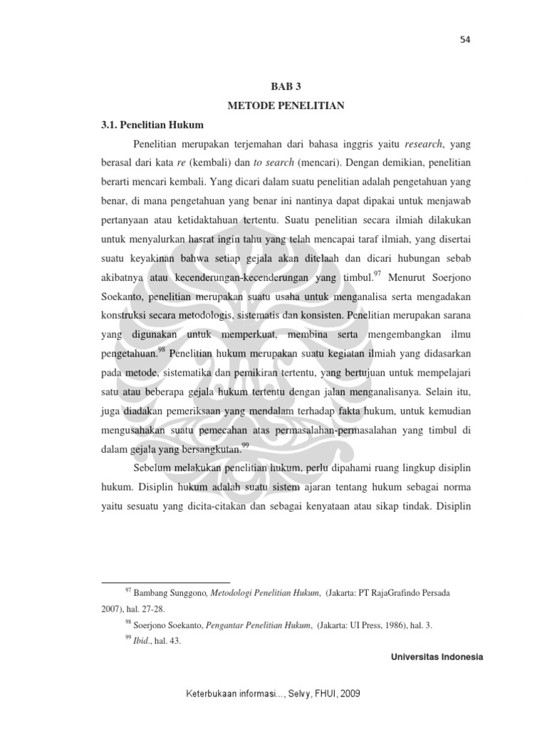 Metode Penelitian Hukum