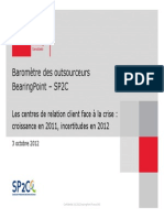 Etude BE-SP2C 2012 Barometre Outsourceurs