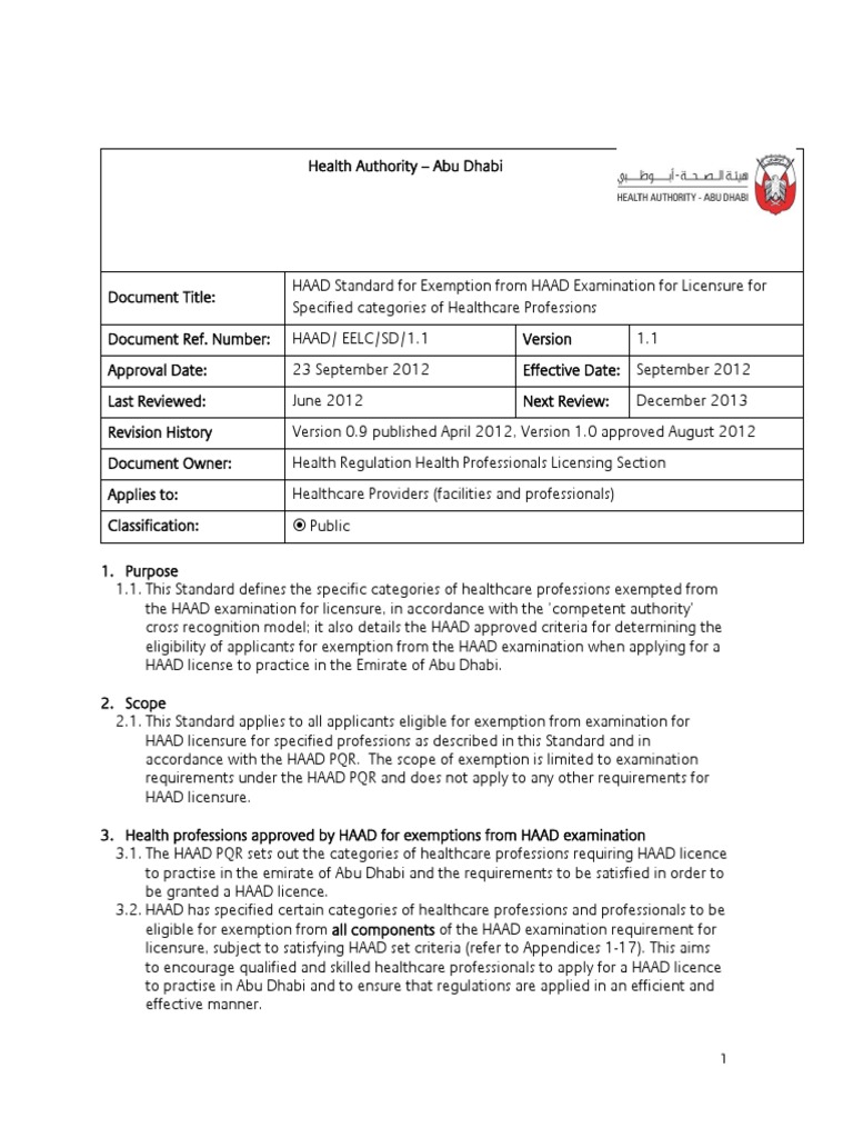 Haad | PDF | Licensure | Dietitian