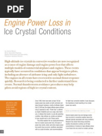 Engine Power Loss in Ice Crystal Conditions