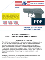 Safety, Instruction, and Parts Manual: Kel-Tec P-3At Pistol