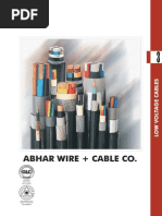 Abhar Low Voltage Cables PDF