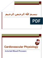 Cardiovascular Physiology: Regulation of Arterial Blood Pressure