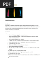 Flame Test