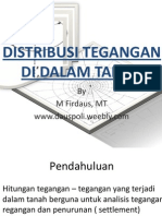 Tegangan Dan Distribusi Pembebanan Pada Tanah