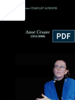 Portrait d'Aimé Césaire pour Christiane Achour