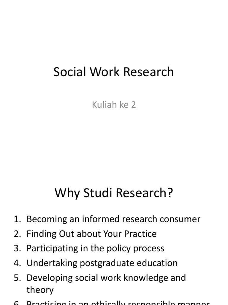 Understanding Social Work Research Methods | PDF | Quantitative ...