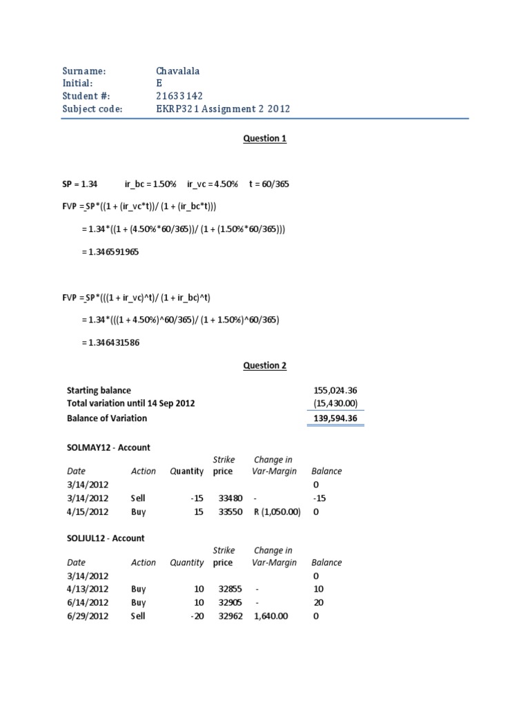 Financial Options Analysis and Strategies | PDF | Teaching Methods ...