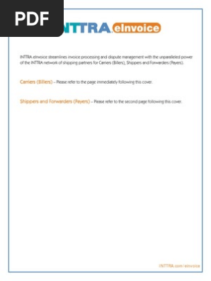 About INTTRA eInvoice
