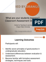 7 Principles for Effective Teaching & Formative Assessment Strategies