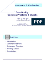 ETIS09 - Data Quality - Common Problems & Checks - Presentation