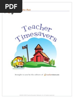Teacher Timesavers Templates