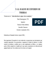 Traduccion Al Analisis de Esfuerzos de Tuberia. Rev 1 - Indice Contenido PDF