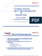 Open World 04 - Information Delivery - The Change in Data Management at Network Rail - Presentation