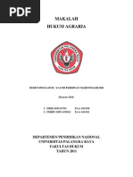 Download Makalah Hukum Agraria by erik sosanto SN170064554 doc pdf