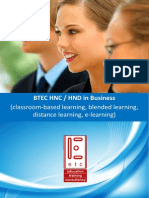 HNC / HND in Business