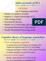 Cognitive Accounts of Second Language Acquisition