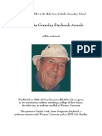 The Martin Gerardus Strybosch Awards