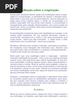 Meditação sobre a respiração