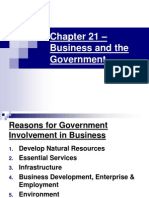 chapter 21  business and the government