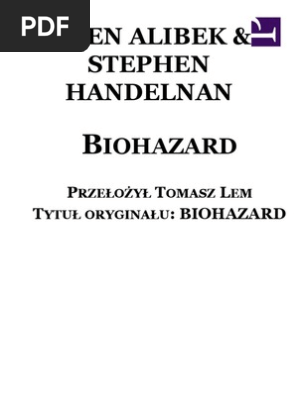 Alibek Ken Biohazard Pdf