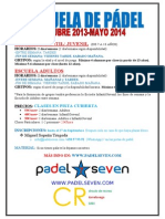 Escuela Padel 2013-14
