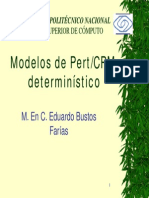 Modelación PERT/CPM para administración de proyectos