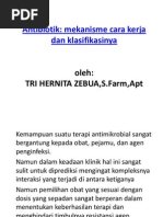 Download antibiotik ppt by Sekar Ciptaningrum SN170107930 doc pdf