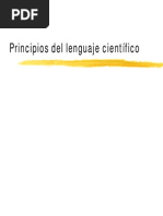 Principios Del Lenguaje Cientifico