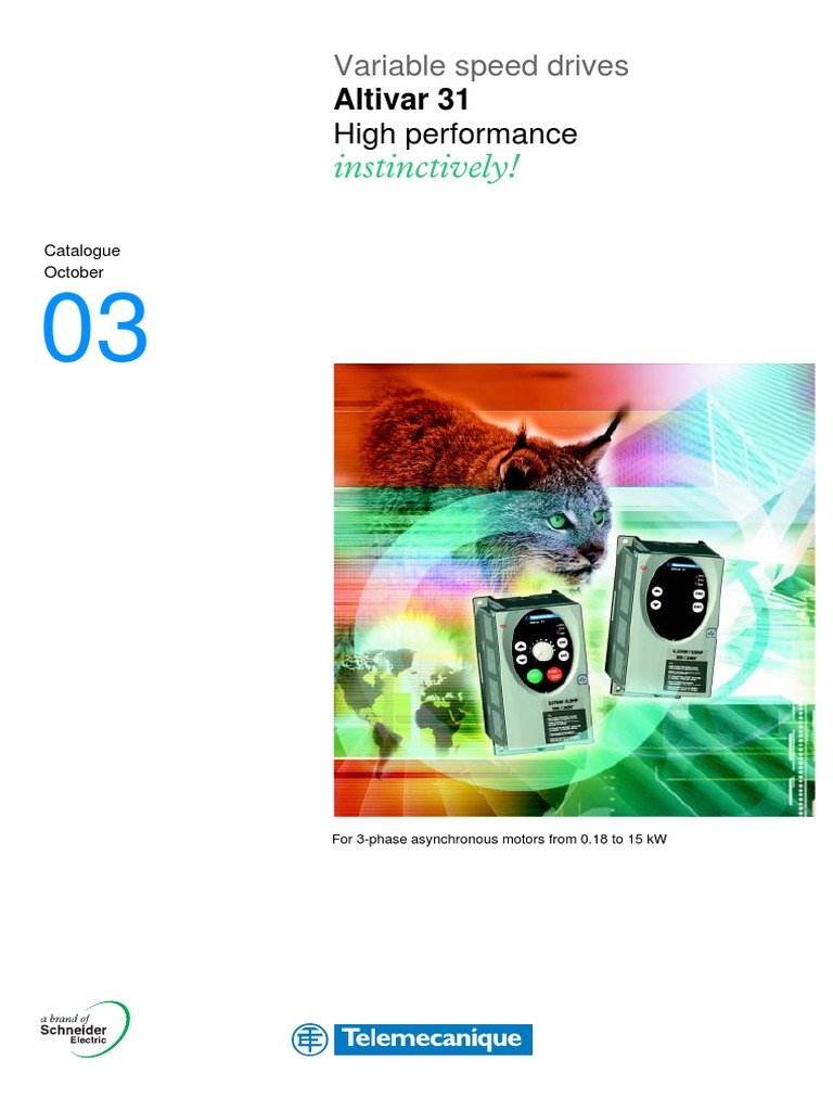 Atv31 (E) | PDF | Electric Motor | Power Supply