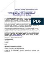 Cuestionarios para profesores de 6 a 12años