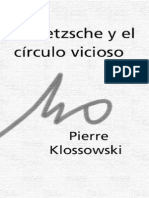 13325858 Klossowski Pierre Nietzsche y El Circulo Vicioso
