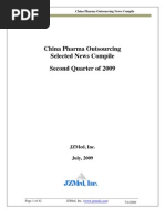 Download China Pharma Outsourcing News Compile Q2 2009 by jz9826 SN17013756 doc pdf
