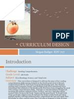 m  badger curriculum design