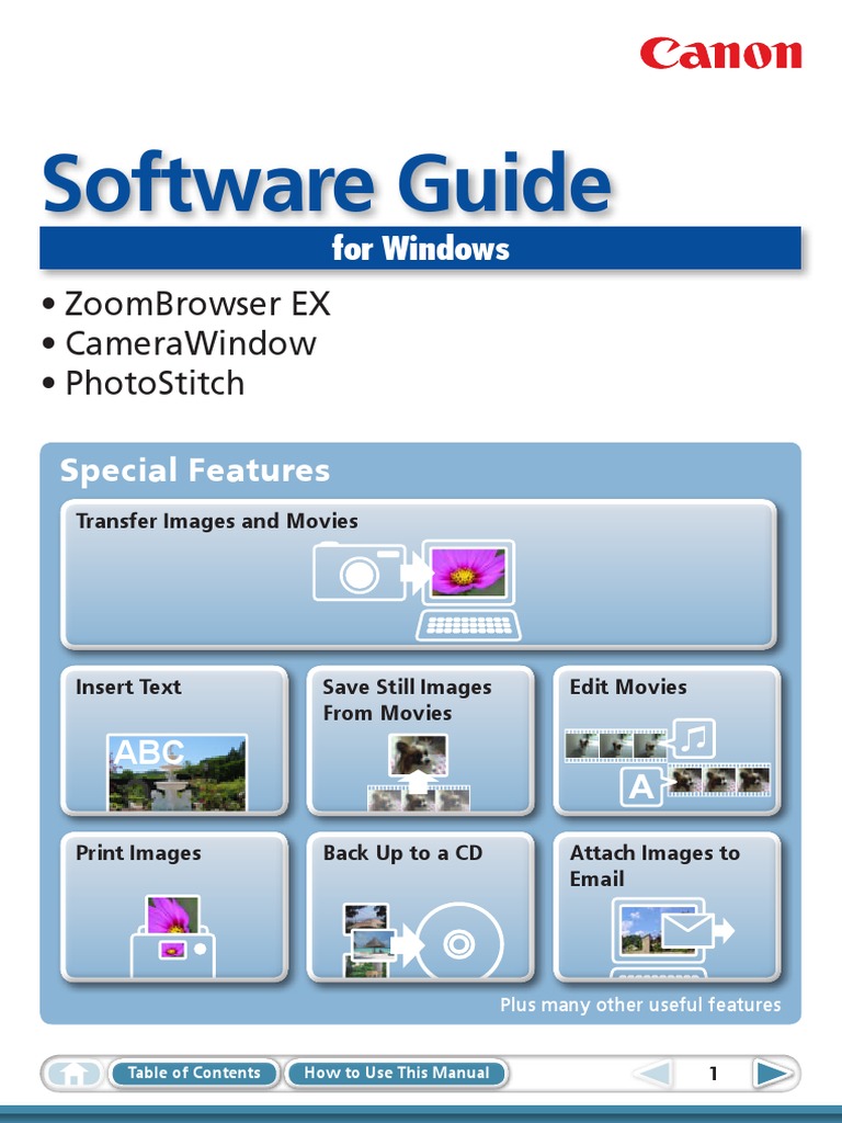 DCSD Canon Software Guide W English | PDF | Raw Image Format | Digital ...