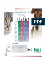 Tabela Idade de Cães e Gatos