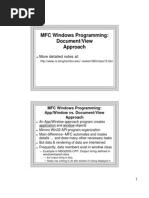 MFC Windows Programming: Document/View Approach: More Detailed Notes at