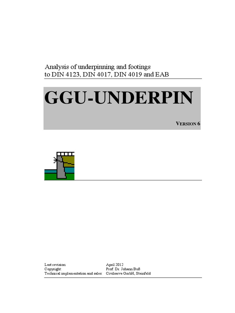 Ggu Underpin Man e | PDF