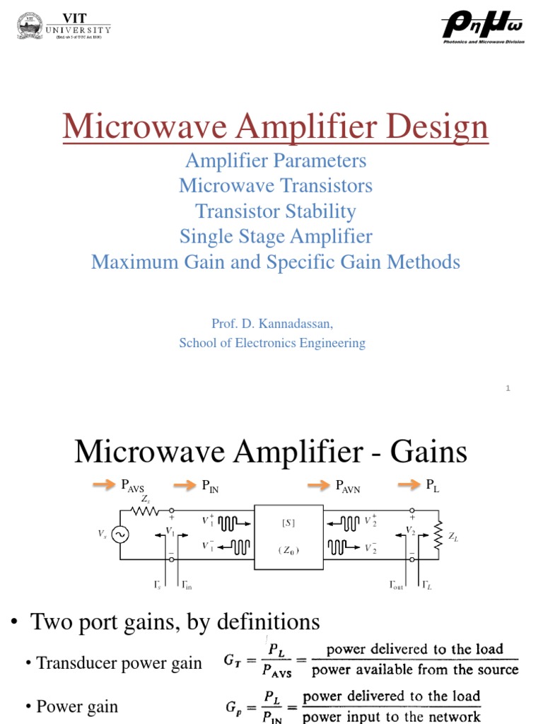 Single Stage Transistor Amplifier Specific Gain Method PDF