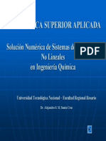 Sistemas Ecuaciones No Lineales en IQ MSA