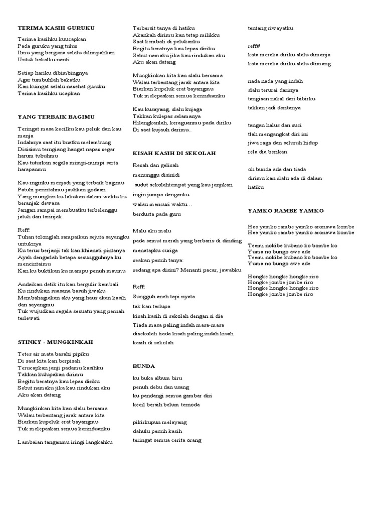 Lirik Lagu Walaupun Terbentang Jarak Diantara Kita Ku Rela