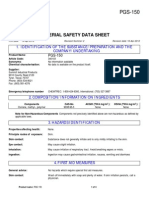 MSDS Safety Data Sheet