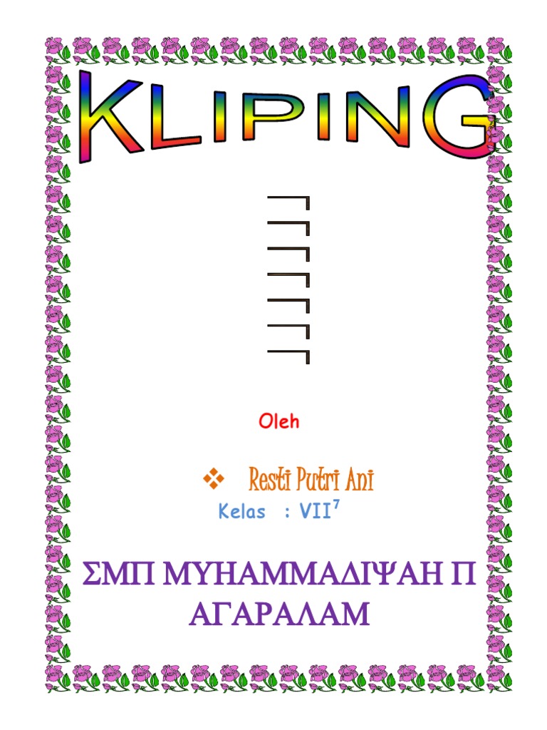 KLIPING KERAJINAN TANGAN