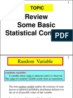 Review Some Basic Statistical Concepts: Topic